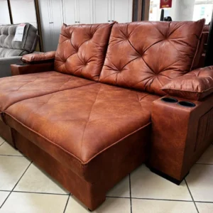 Estofado Maria Retrátil e Reclinável 2,50 de Largura