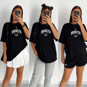 Camiseta Oversized Preta
