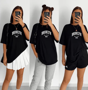 Camiseta Oversized Preta