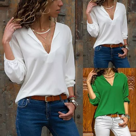 Blusa Feminina Alfaiataria Social