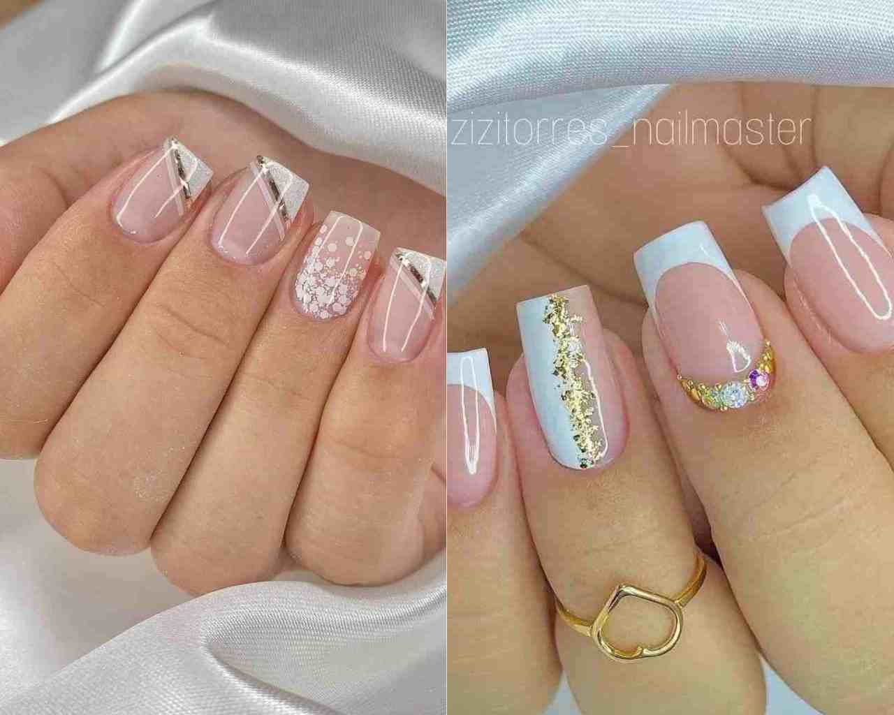 Nail design com fibras de vidro